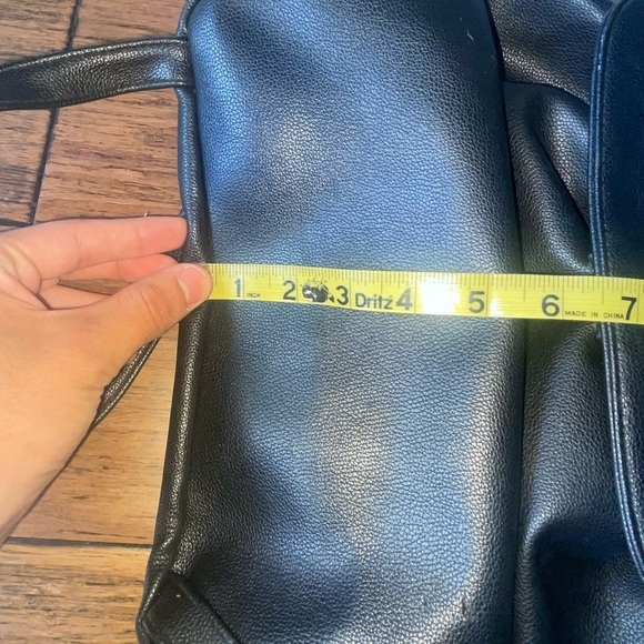 Black backpack drawstring backpack travel bag gym bag Victoria’s Secret bag - Picture 8 of 16